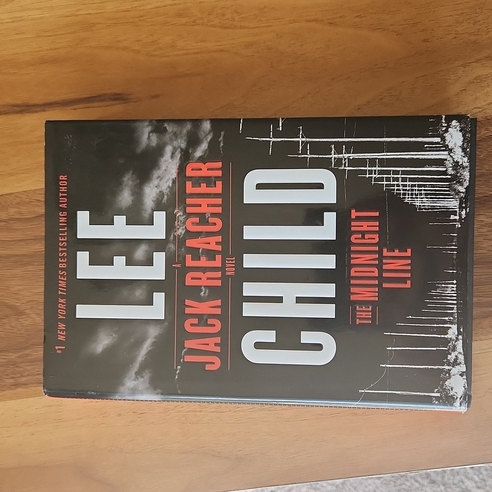 Lee child Book hardcover The Midnight Line